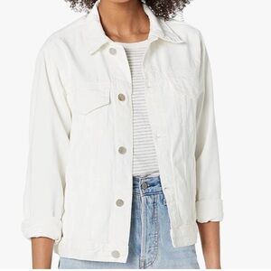 DL1961 White Clyde Classic Jean Trucker Jacket - Designer Denim Nordstrom